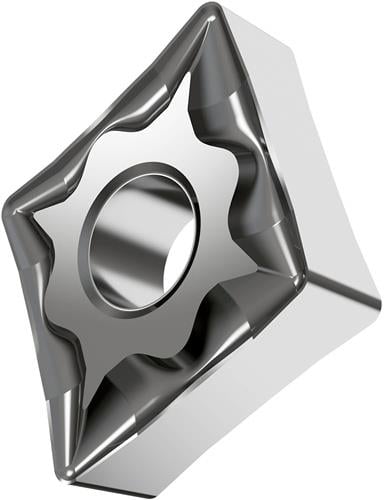 Drehwendeschneidplatte Iso Cnmg 120408e-nf:hf7 Bohrungs-d. 5,16mm Farbe Silber