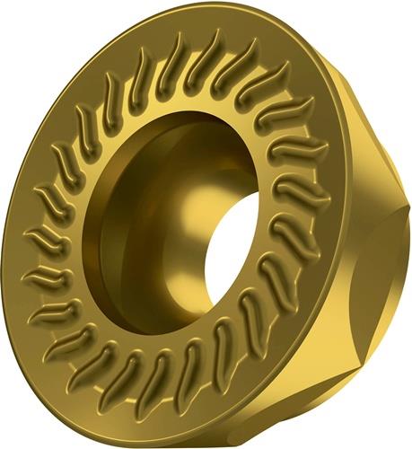 Fräswendeschneidplatte Iso Rcmt 1606mosn-m:m8330 D.5,5mm Pvd Beschichtet Gold