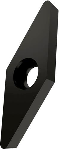 Drehwendeschneidplatte Iso Vcgw 130304:t5305 D.2,6mm Mt-cvd Beschichtet Schwarz