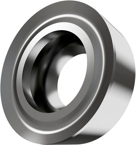 Drehwendeschneidplatte Iso Rcgt 0803mof-al:t0315 D.3,4mm Pvd Beschichtet Silber