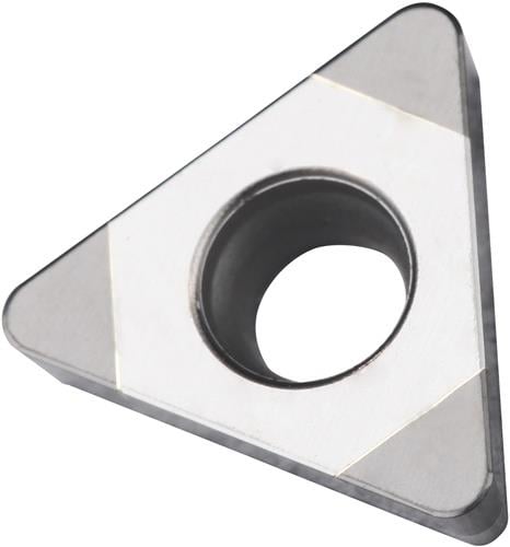Drehwendeschneidplatte Iso Tcgw 110204e-c:tb310 D. 2,9mm Farbe Silber-schwarz