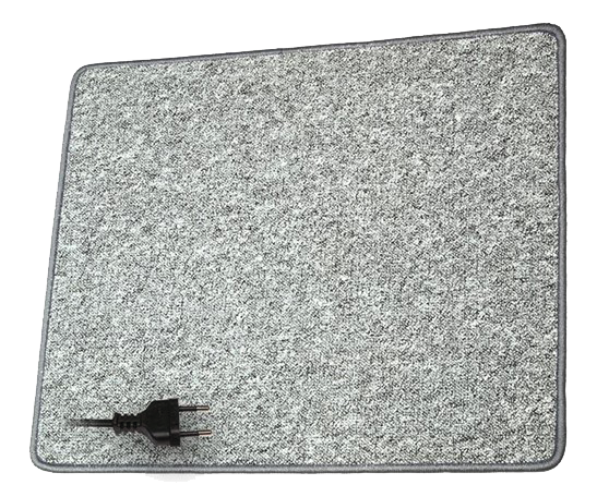 Procar Heizteppich 12 V 60x40 Cm Silber