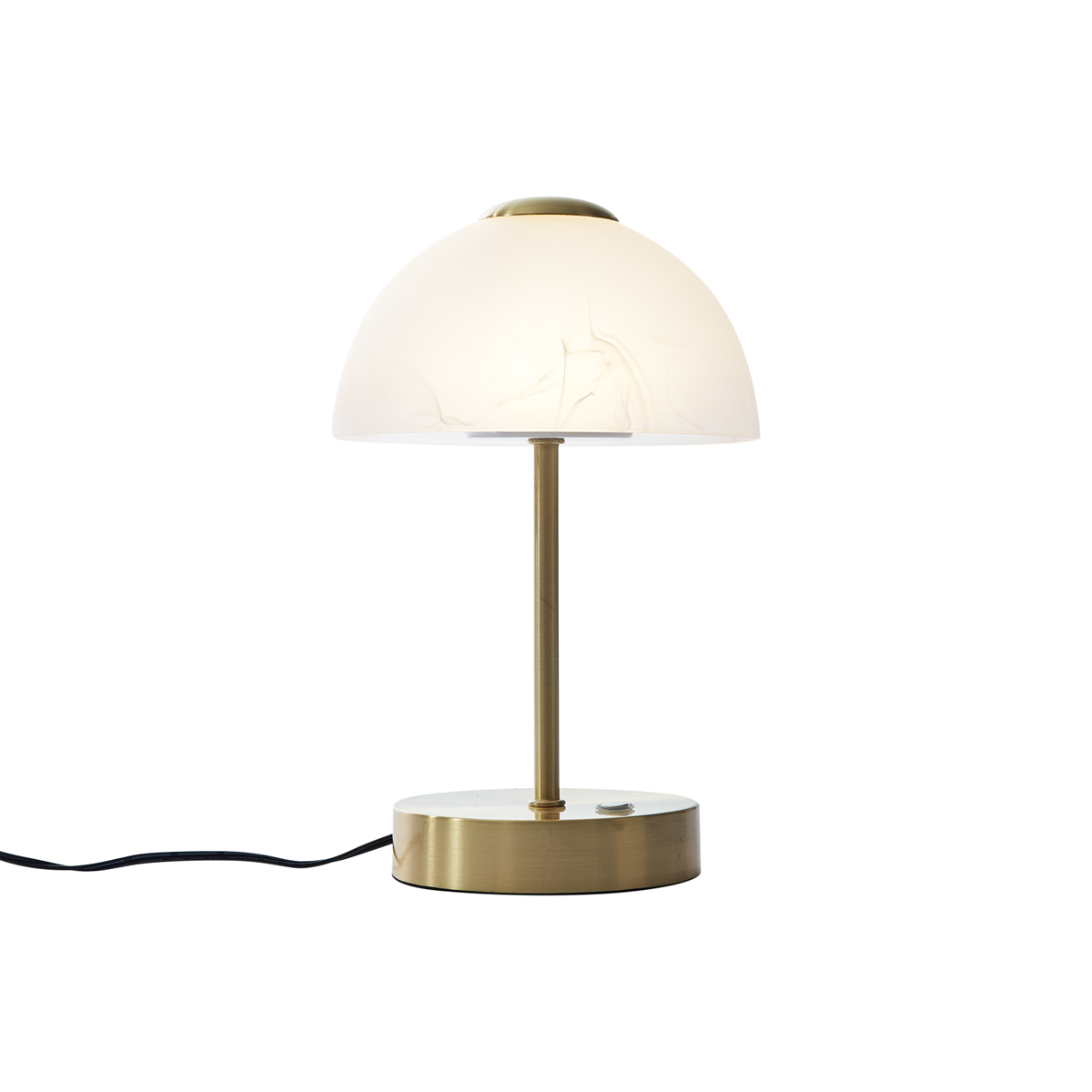 Qazqa Design-tischleuchte Gold Mit Opalglas Inkl. Led Dimmbar -