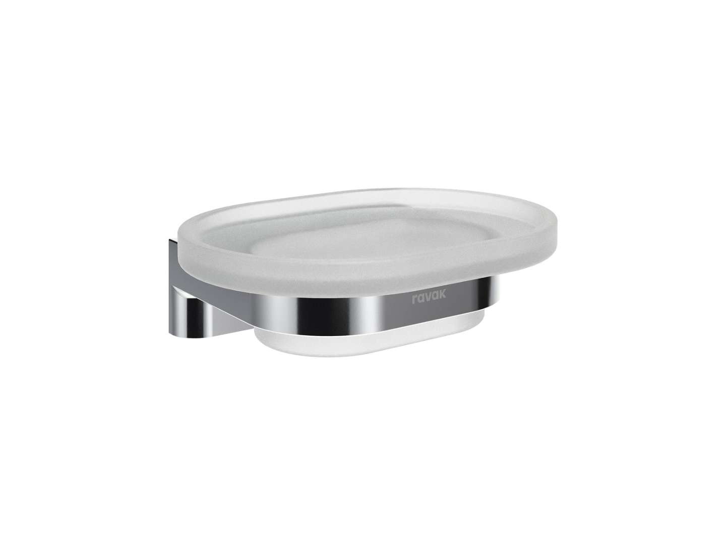 Ravak Chrome - Seifenschale Mit Halter, Glas/chrom X07p1362