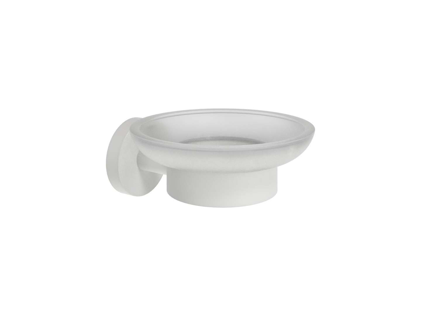 Ravak Kona - Seifenschale Mit Halter, Glas/mattweiß X07p1321