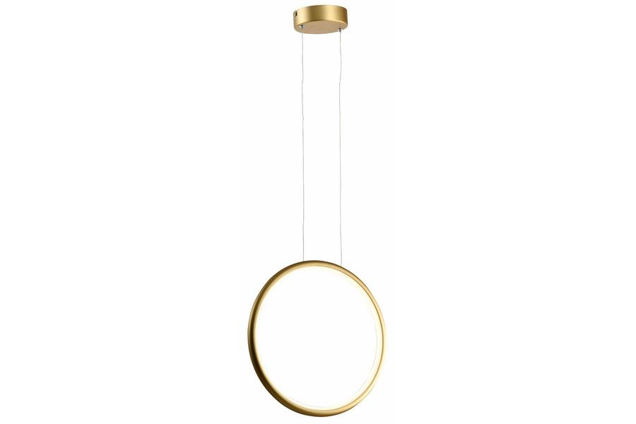 Moderne Hängelampe, Goldener Vertikaler Ring, Ø 33 Cm, Ragi Led 18 W, Rea334601-03, Reality