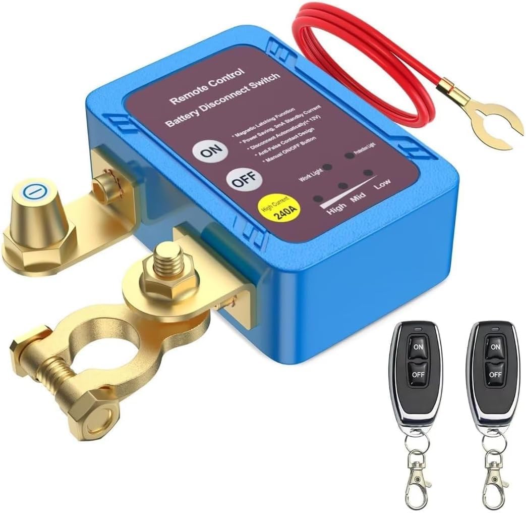 Batterie-trennschalter 12v, Batterie-trennschalter 240a, Batterie-trennschalter Auto, Automatischer Stopp-schalter Für Auto, Boot, Wohnmobil, Atv, Lkw