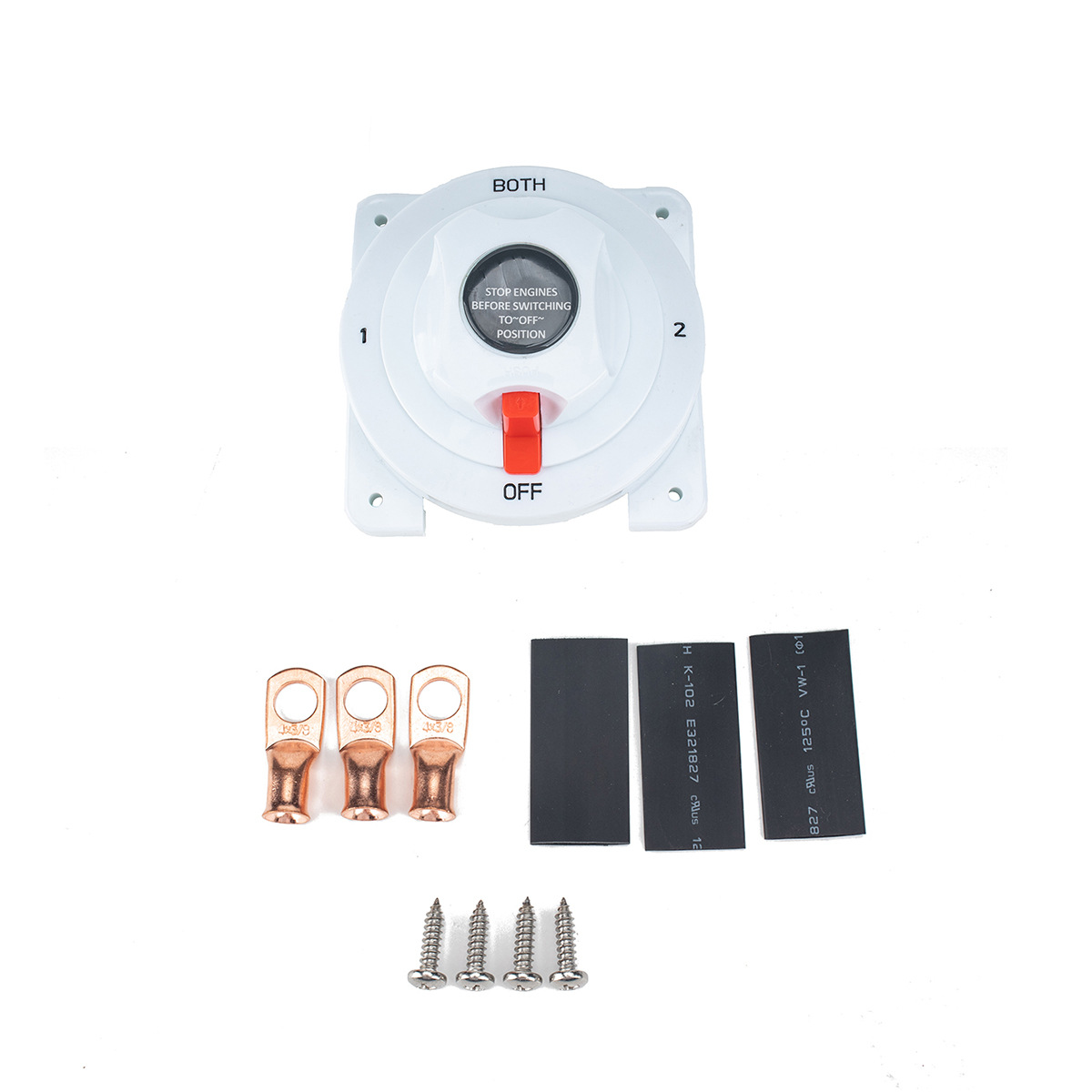 Batteriewahlschalter, Dual-batteriewahlschalter 300 A, 4 Positionen, 632 V, Batterietrennschalter Für Wohnmobile, Yachten, Lkws