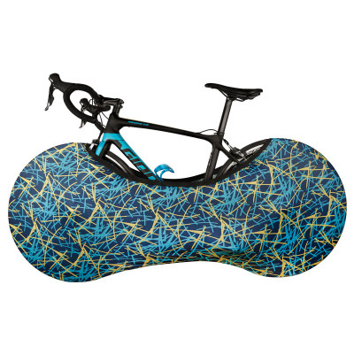 Staubdichte Fahrradabdeckung, Elastischer Ketten- Und Radschutz Für Fahrräder / Farbig Blau