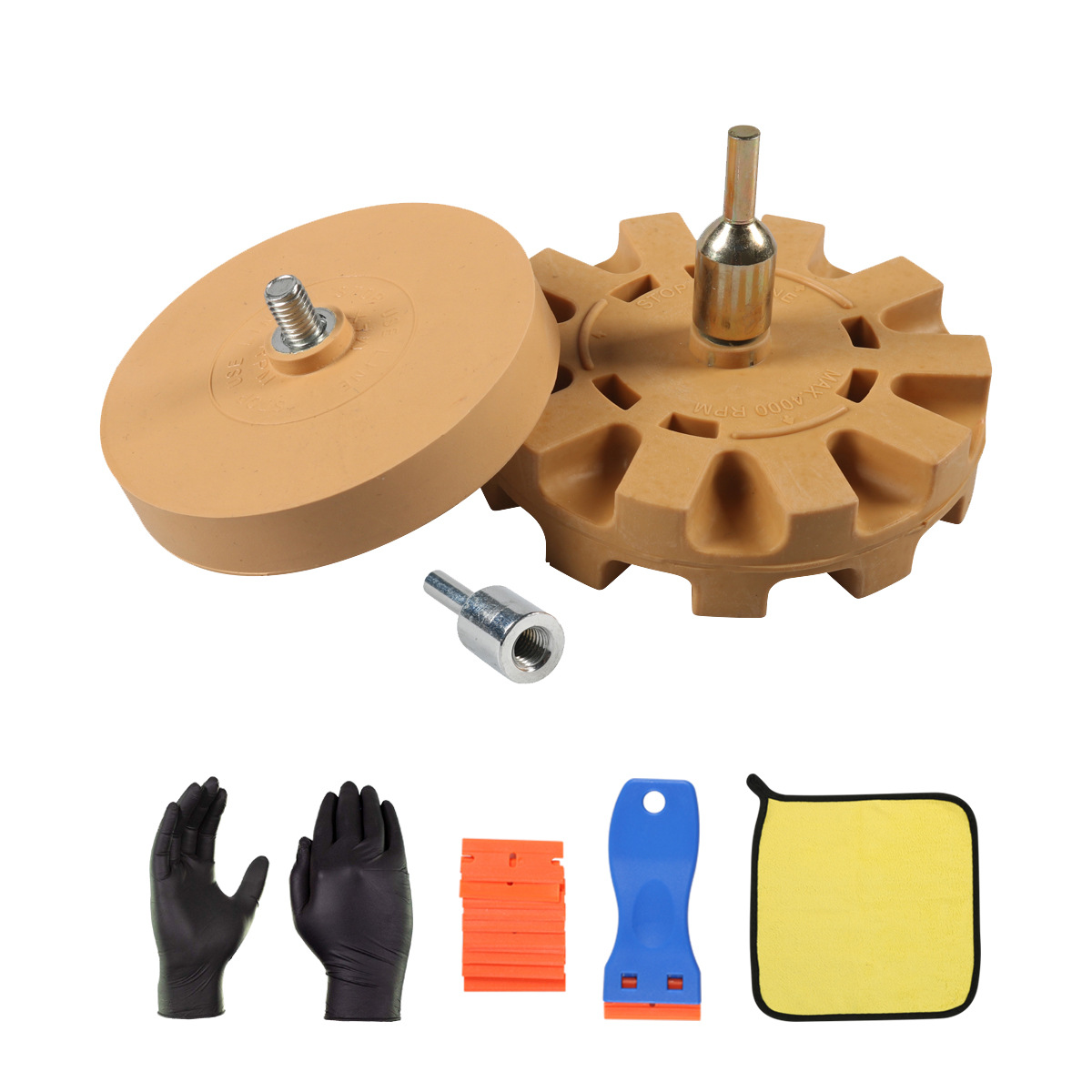Gummi, Gummischeibe, Gummispitze Zum Entfernen Von Kleberesten, Kit Zum Entfernen Von Verkleidungen Und Aufklebern Von Autos