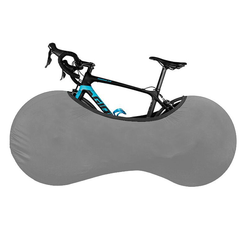 Staubdichte Fahrradabdeckung, Elastischer Ketten- Und Radschutz Für Fahrräder / Grau