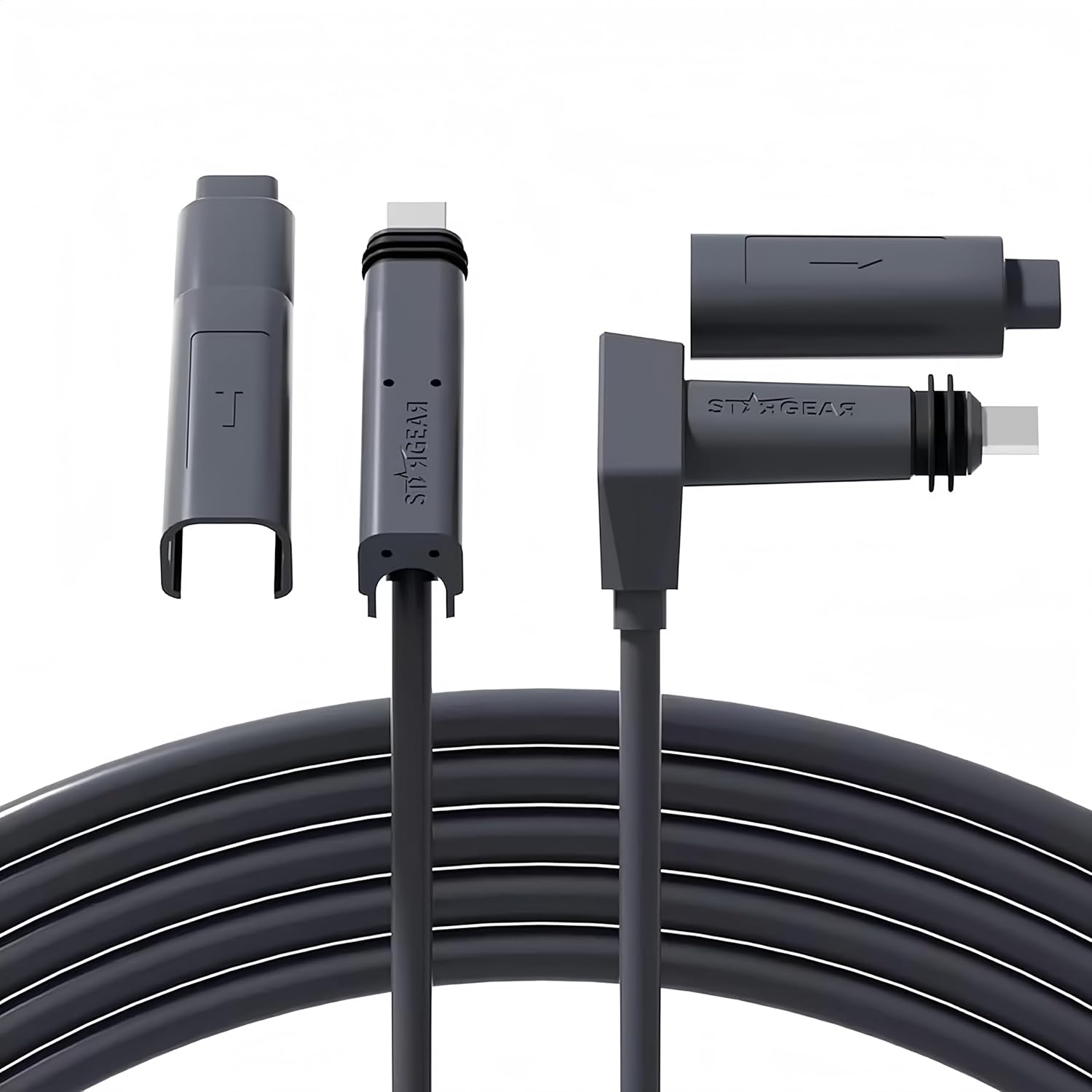 Kabel Starlink Spx 301,8ft/92m Kit Rechteckige Satelliten V2 Ersatzkabel, Verlängerung Mit Staubschutz Zubehör Starlink Grau Wasserdicht Geschwindigkeiten Bis Zu 1200 Mbps