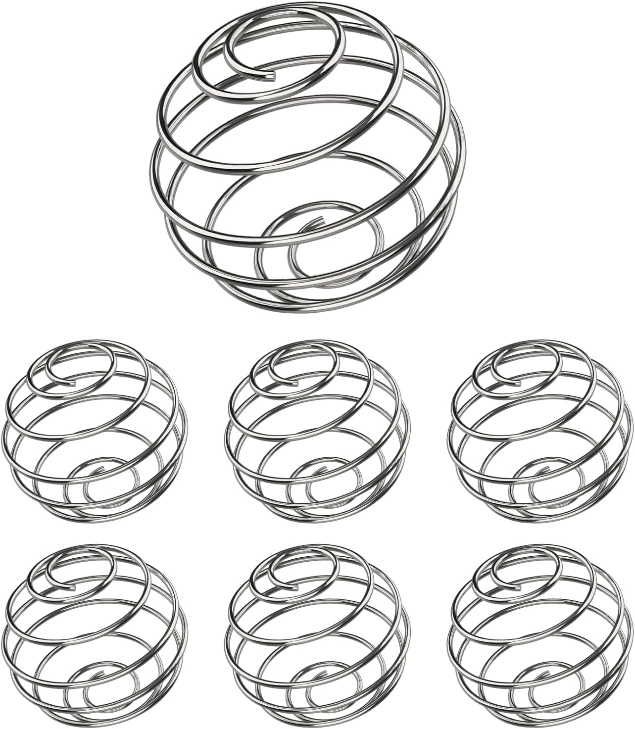 7-teiliges Mixkugel-set Aus Edelstahl, Edelstahl-shaker, Klumpenfreier Babyflaschen-mixer, Protein-shaker Für Mixgetränke