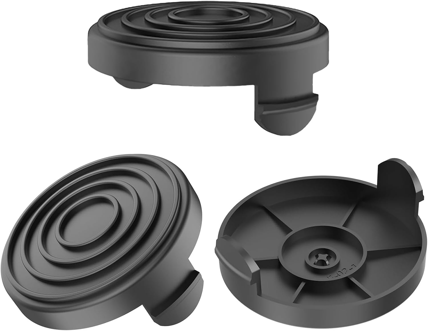 Set Mit 3 Spulenabdeckungen Für Freischneider, Kompatibel Mit Einhell Tle-02-1, Für Einhell Gc-et 4530 Aldi Gardenline Glr Glt