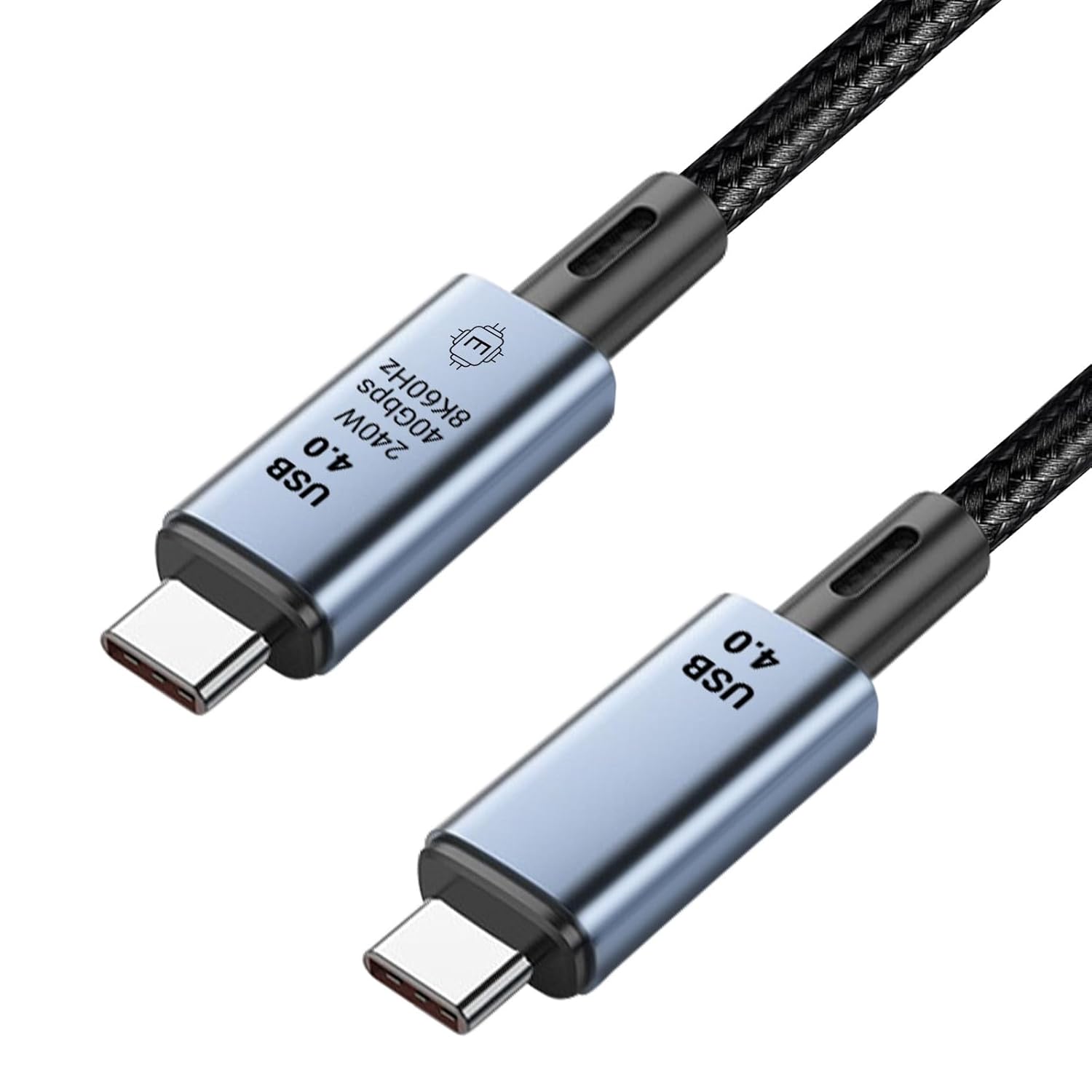 Thunderbolt 4 Kabel 2m, Usb-c Thunderbolt 4, 40 Gbps High-speed, Usb 4.0,kabel Für Datenübertragung, 8k60hz Videoausgang, Kompatibel Mit Macbook, Dell, Hp Und Mehr
