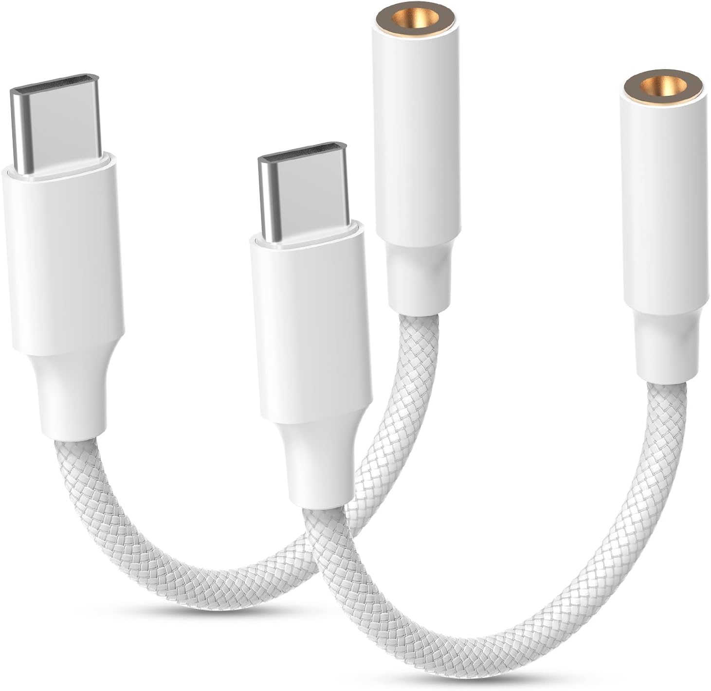 Usb-c-auf-3,5-mm-kopfhöreranschluss-adapter, Typ-c-auf-aux-kopfhöreranschluss-adapter, Kompatibel Mit Iphone 16 Pro Max Plus 15, Galaxy S24, S23, S22, Samsung Galaxy S24, S23, Ipad Mini/pro