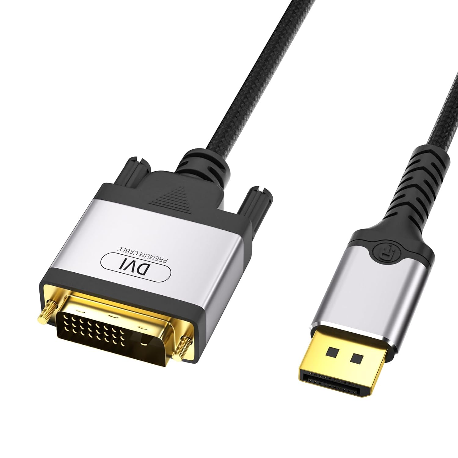 M Displayport-auf-dvi-kabel, Displayport-auf-dvi-kabel (stecker Auf Stecker), Displayport-auf-dvi-adapter (1080p Bei 60 Hz), Vergoldeter Adapter Für Pc, Projektor, Monitor Und Grafikkarten