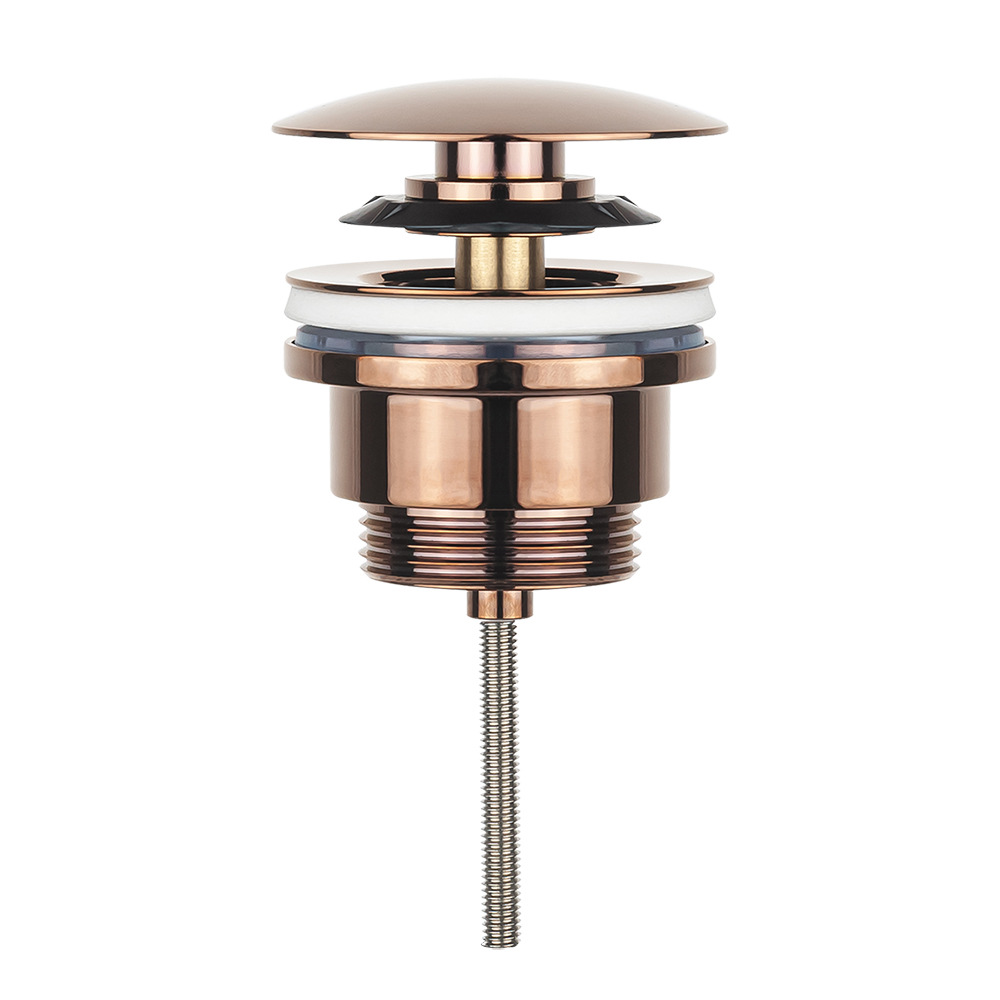 Bonde De Lavabo Universel Clic-clac Rea Gold--or Roseb