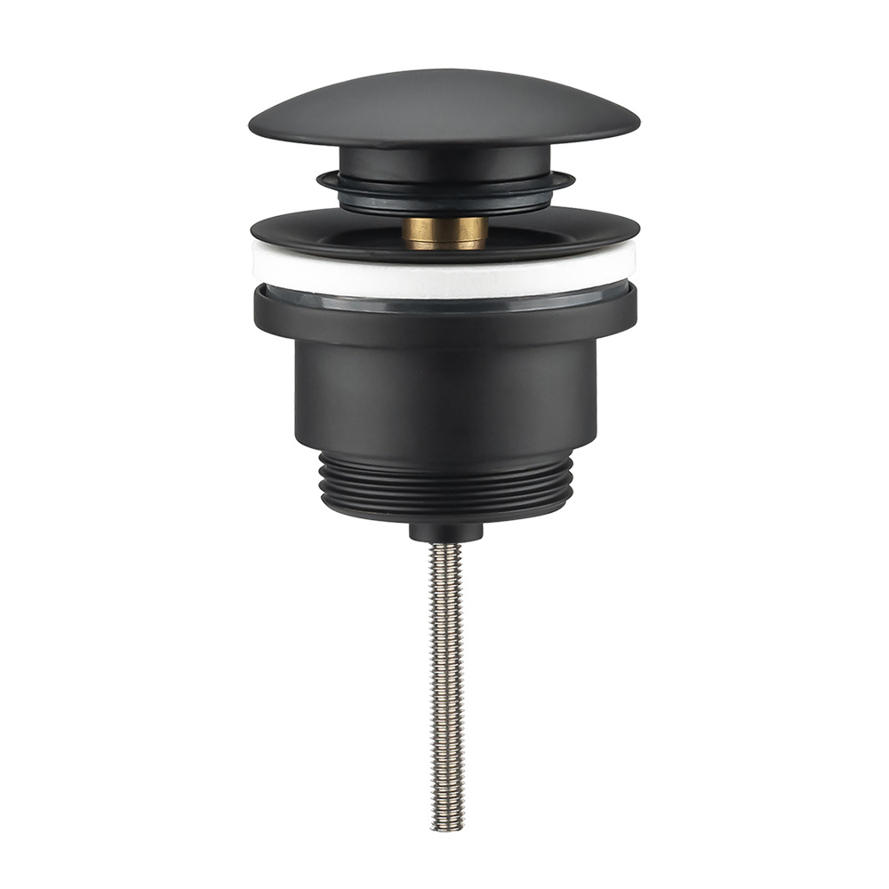 Bonde De Lavabo Universel Clic-clac Rea Gold--mattschwarz
