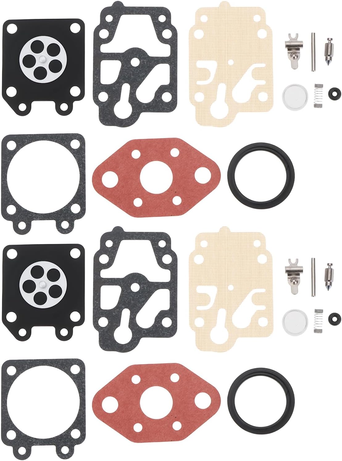 Membran-reparatursatz Für Vergaser Von Freischneidern (2 Sets), Kompatibel Mit Ryobi Rbcgm25ss, Rbcgm25bb, Rltgm25cs Und Gm254sl