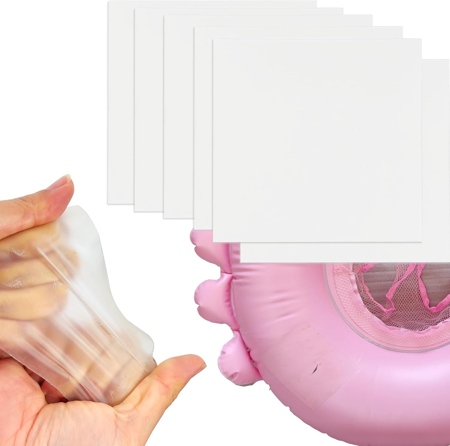 Reparaturset Für Wasserdichte Schwimmbecken 10 Teile Transparente Tpu Klebeflicken Reparaturset Für Aufblasbare Matratzen Flicken Reparatur Schwimmring