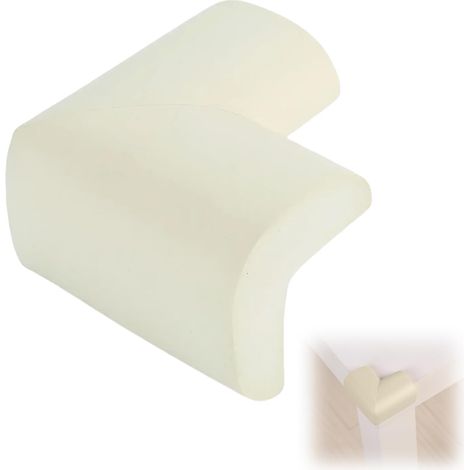 12 Stück Eckenschoner Für Babytische (weiß), Selbstklebende Schaumstoff-sicherheitskissen Für Tischecken, Möbel, Schreibtische Und Regale, Kopfschutz Für Kinder