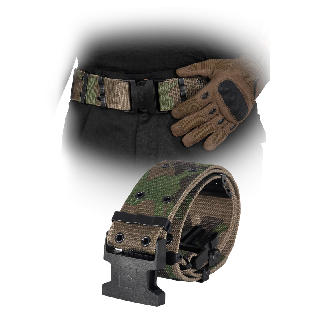 Arbeitsgürtel Camouflage 100 Cm 3- Farbig