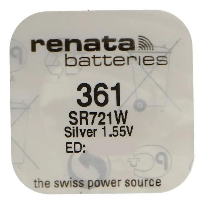 Knopfzelle Renata 361 Sr721w Silber 7 9 Mm 1 55