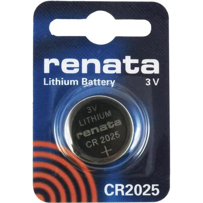 Knopfzelle Renata Cr2025 Silber 3 Volt Lithium
