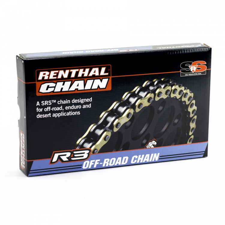 Renthal R3-3 O-ring Offroad-antriebskette 520-118l Glieder (ersetzt R3-2)