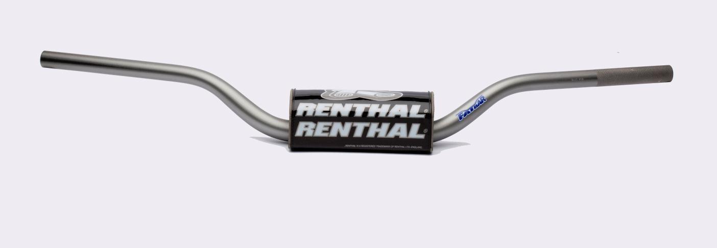 Renthal Fatbar 28,6 Mm Universal-lenker, Schwarz-titan, Passend Für Yamaha Yzf 450 '07, Mit Schutzschaum