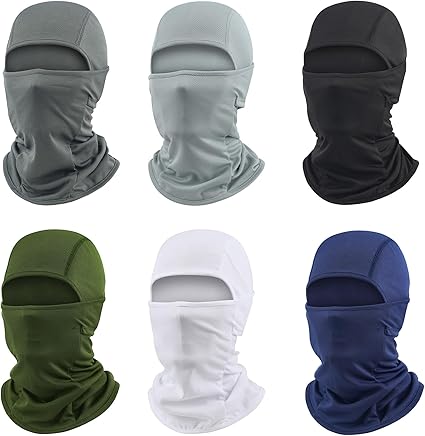 6er-pack Skimasken, Sonnenschutz, Uv-schutz, Atmungsaktive Sturmhauben Für Damen Und Herren – Motorcycle Fish