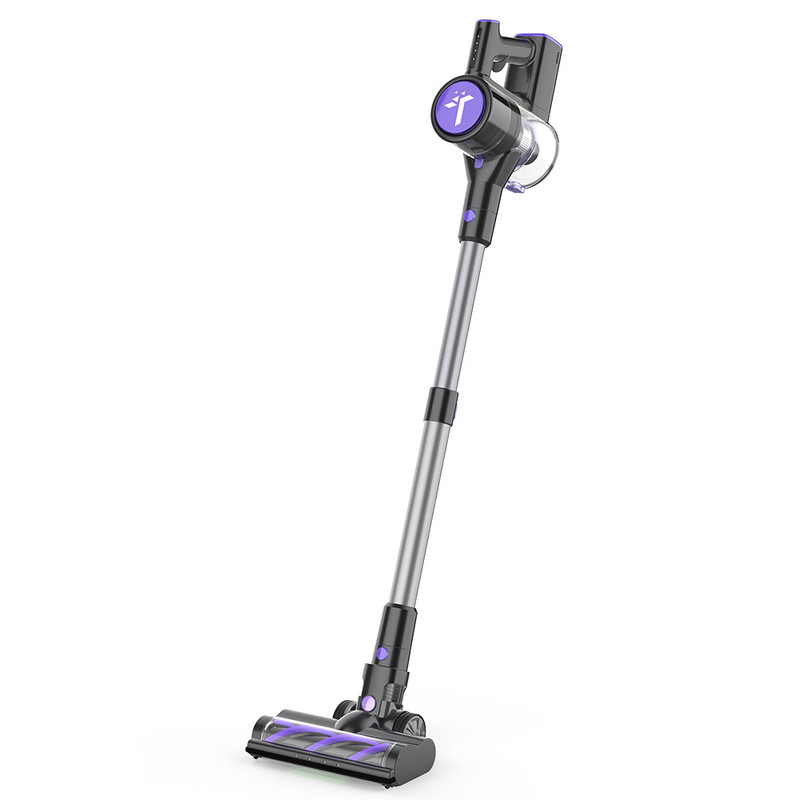 Akku-stielstaubsauger – Teendow – P11pro Lila – 25 Kpa – 30 Minuten Akkulaufzeit – 450 Ml Staubbehälter