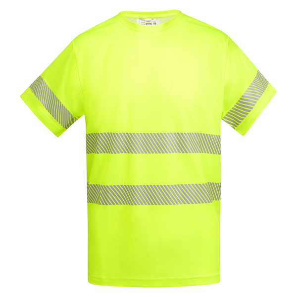 Herren Warnschutz Shirt Tauri Aus Mischgewebe 170 G/m² Grau L