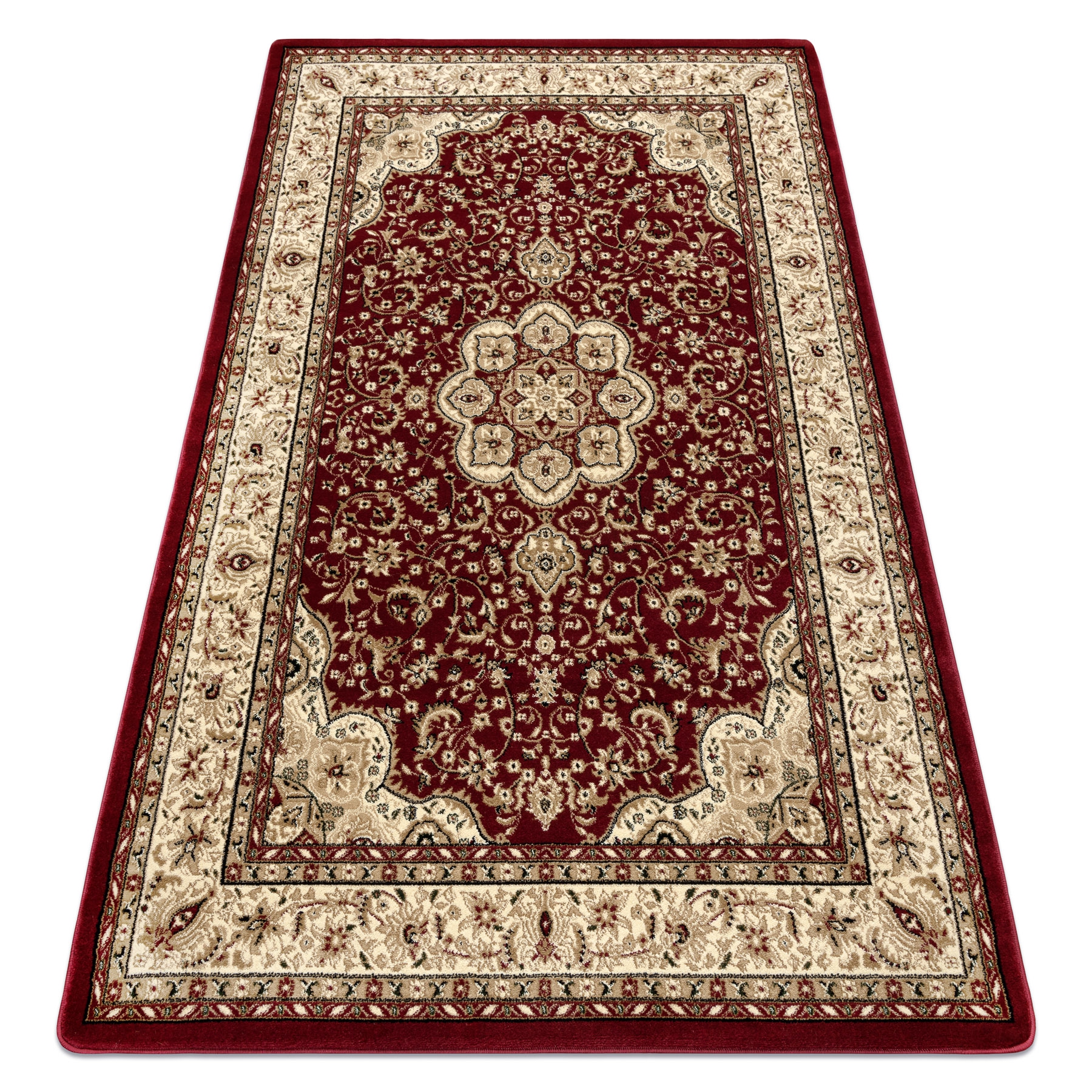 Teppich Royal Agy Modell 0521 Rotwein Red 100x200 Cm