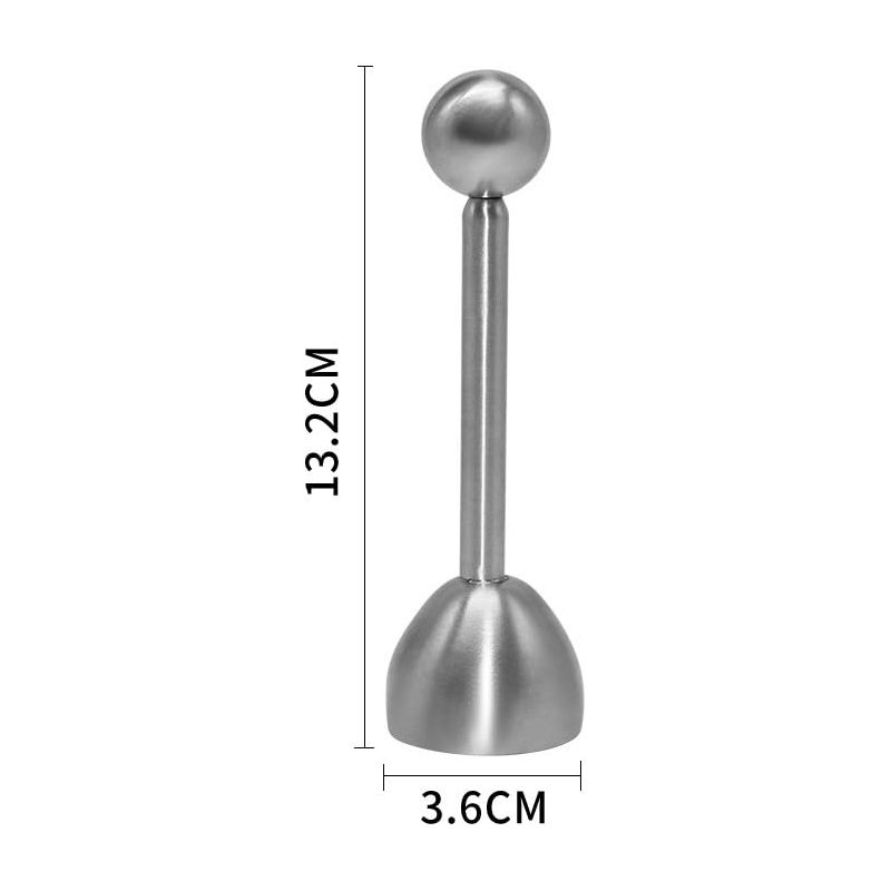 Eieröffner, Eierschneider Und Schalentrenner Aus Edelstahl, Professioneller Eierknacker Für Weich- Und Hartgekochte Eier, Ergonomisches Küchenaccessoire Für Haushalt Und Gastronomie