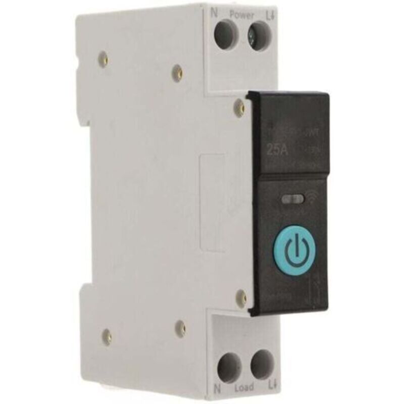 Intelligenter Wlan-schalter, Haussicherungsautomat, Fernbedienung Per Mobiltelefon, 3 Timer-modi Für Haushaltsgeräte (25 A)