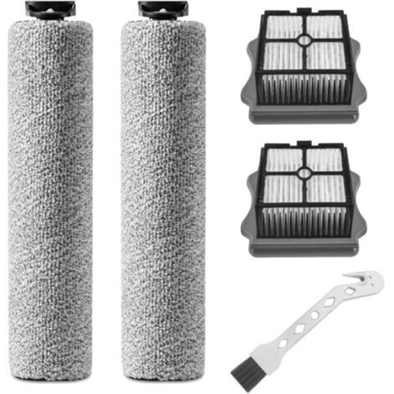 Ersatzbürstenwalze Für Tineco Ifloor 3/ifloor 3 Breeze Plus/floor One S3 Akku-nass- Und Trockensauger, 2 Bürstenwalzen + 2 Filter + 1 Reinigungsbürste