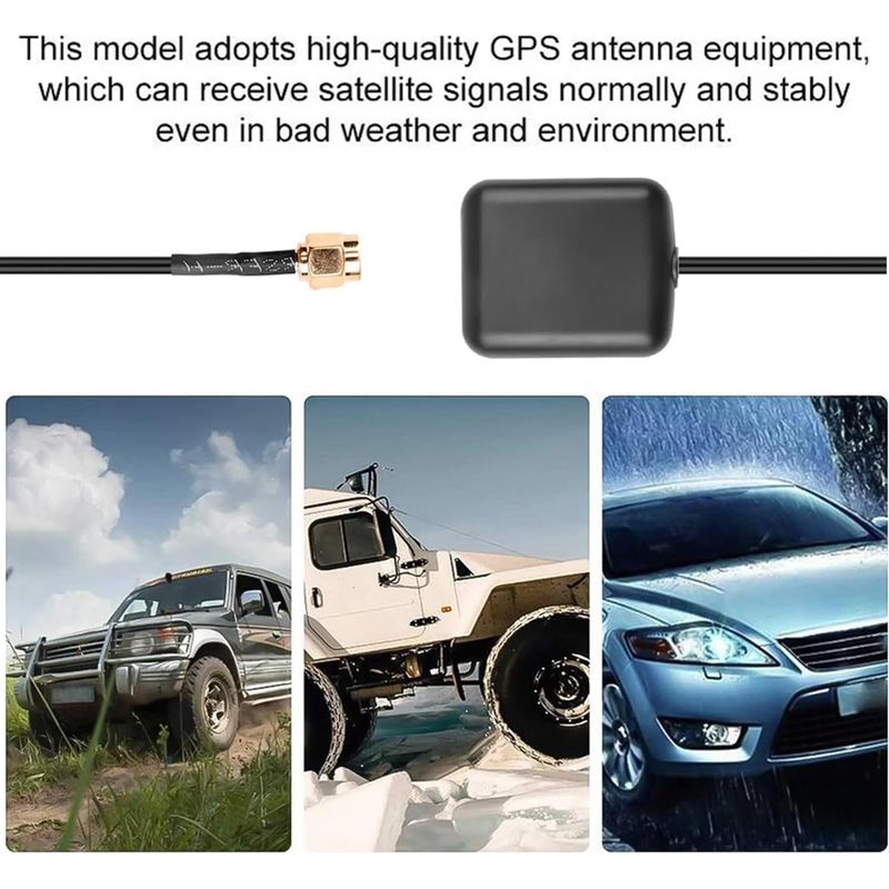 4 M Lange, Wasserdichte, Aktive Gps-navigationsantenne Für Fahrzeuge Mit Sma-stecker Für Autoradios, Lkws, Boote Und Gps-tracker-systemmodule