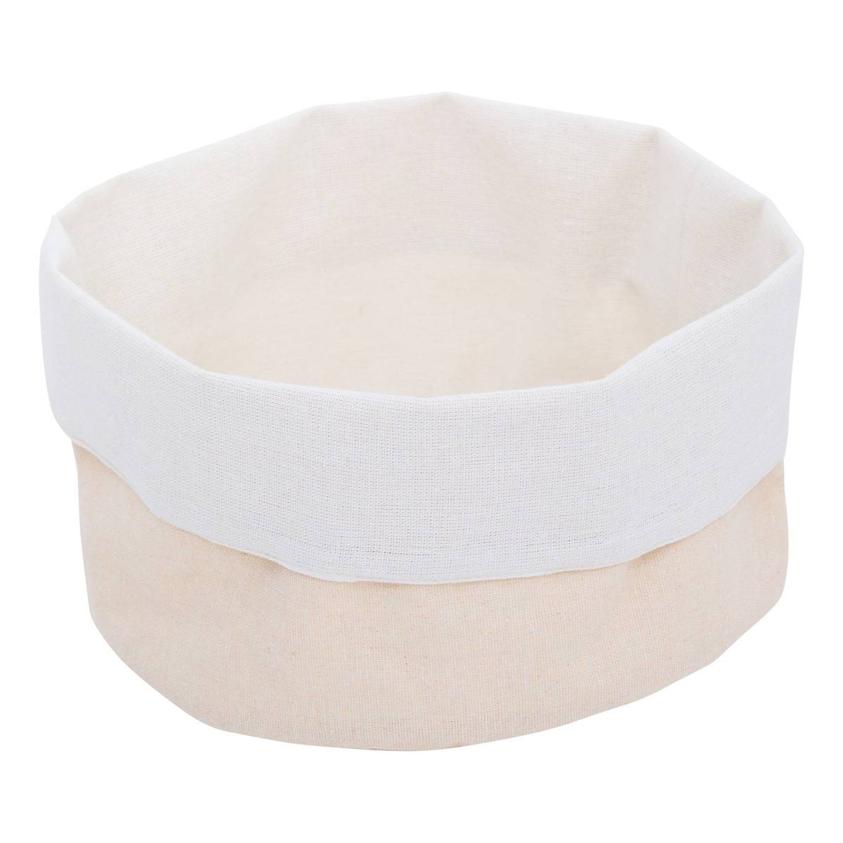 Runder Brotkorb Aus Stoff Von Essentiels, D. 24 Cm, Beige - 5five