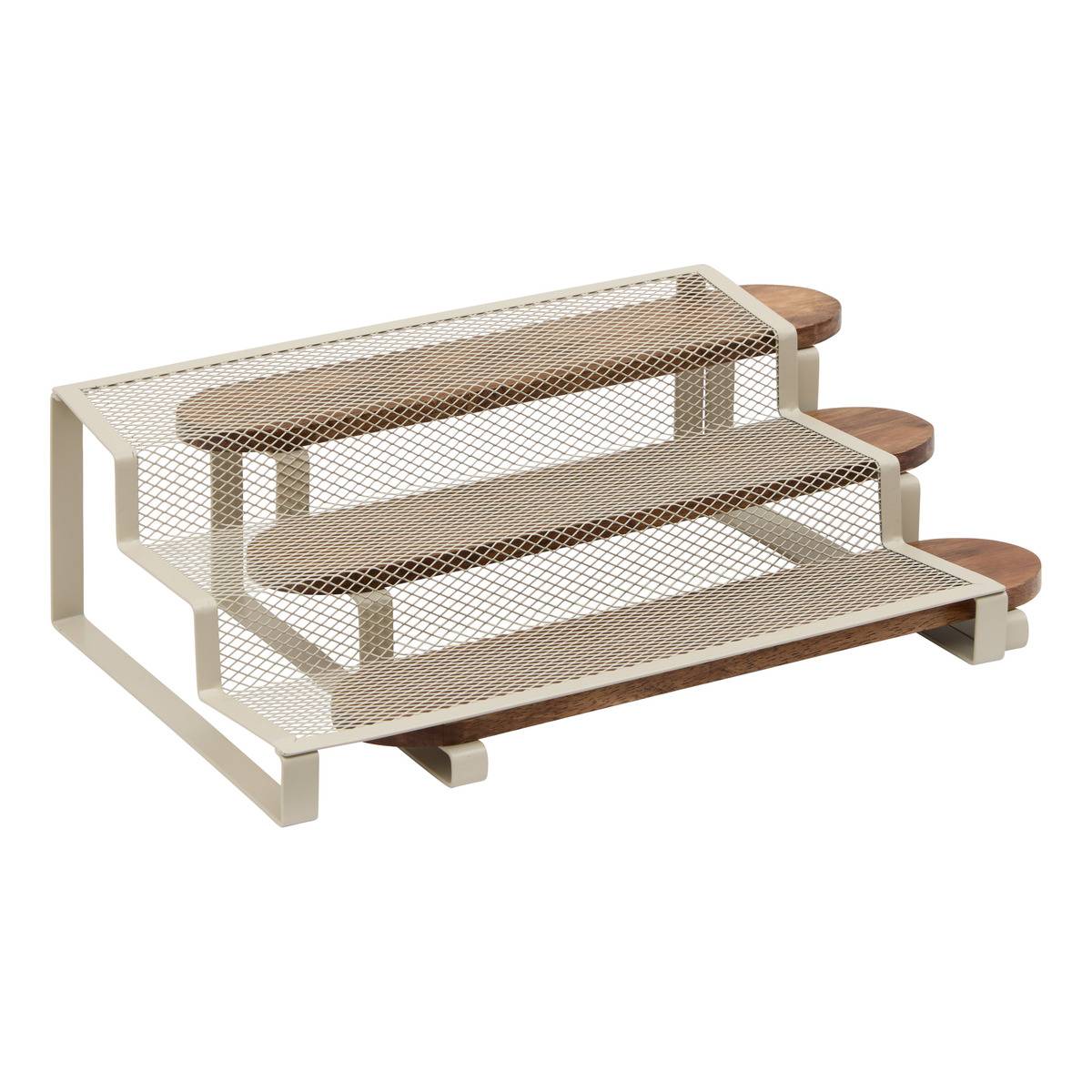 Ausziehbarer Gewürzhalter Mit 3 Ebenen Von Telma, Beige - 5five