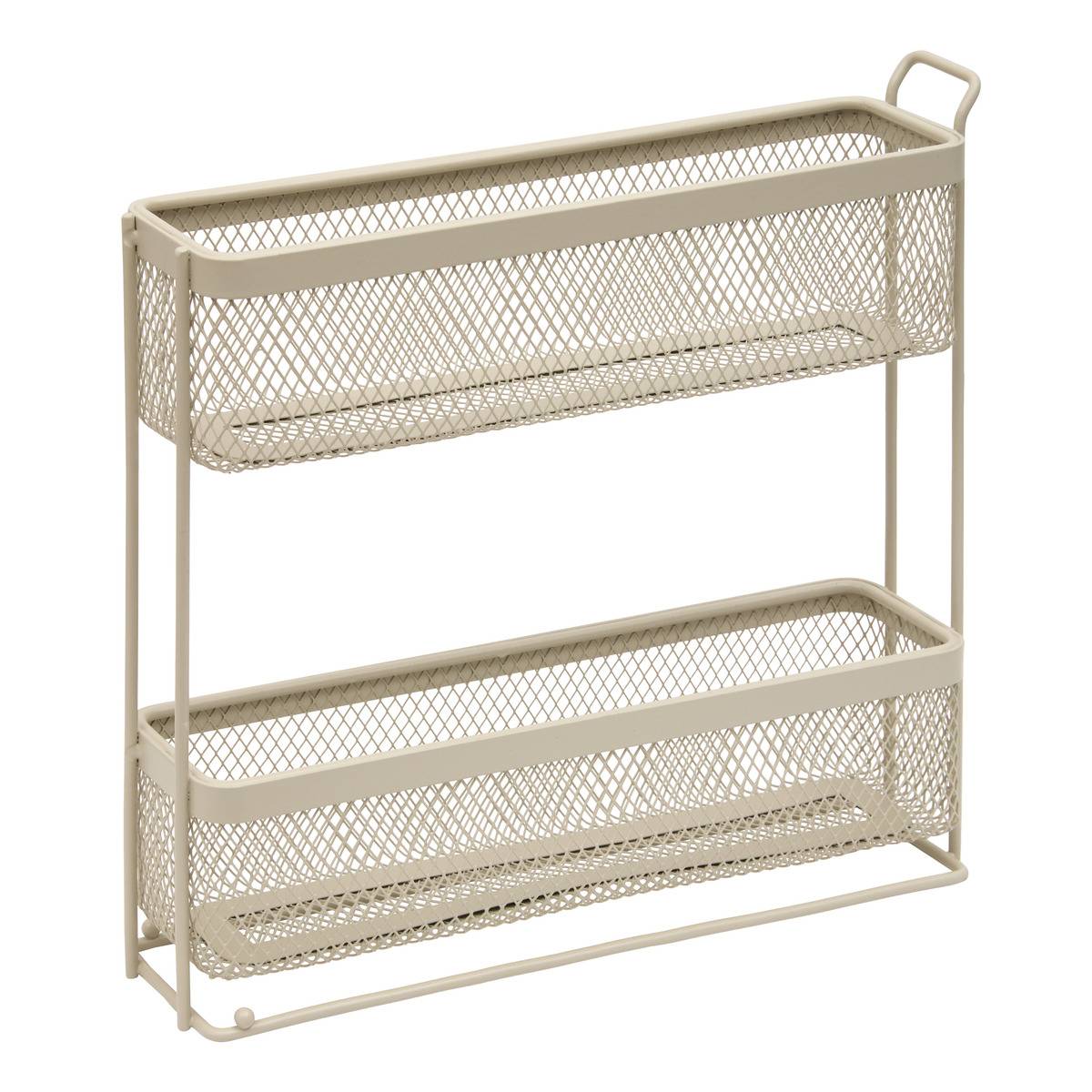 Rechteckiger Gewürzhalter Mit 2 Ebenen „telma“, 7 X 29 Cm, Beige - 5five