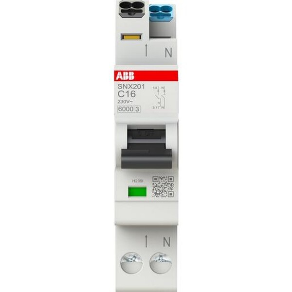 Leistungsschalter Abb Snx201-c16 16a 6ka Din-schiene