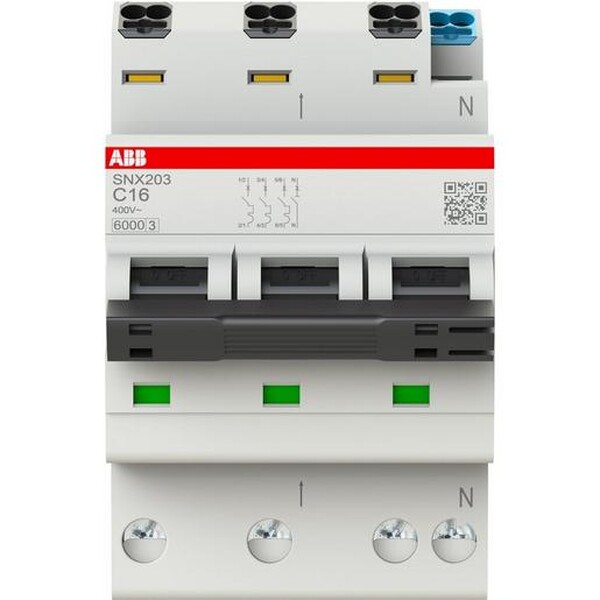 Leistungsschalter Abb Flexline Ls 6ka 3+n C 16a 16a 400v