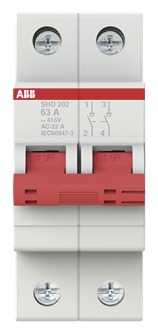Modularer Schalter Abb Shd202/63 63a 2-polig