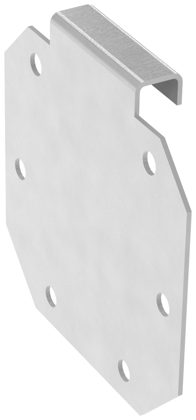 Schlitzrinne Typ20, Stirnwand, Bh 70, 1.4301