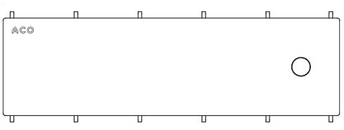 Hygienische Abdeckplatte Slot W123 L999,5 H30 E20, Fhd, Klasse C250, 1.4301