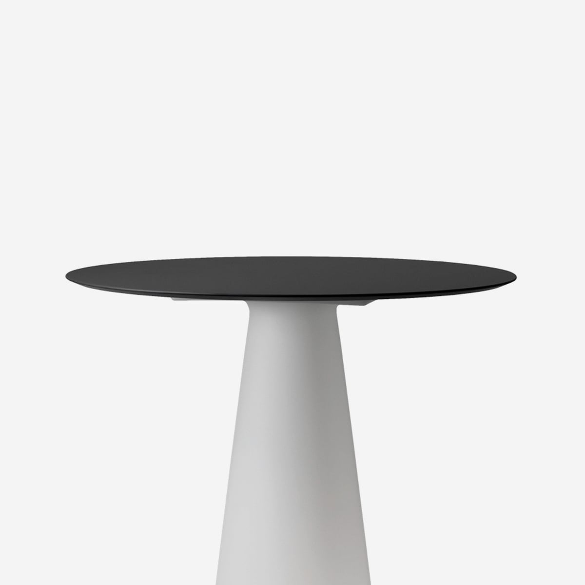 Runder Tischplatte Hpl Anthrazit Modell Tiffany