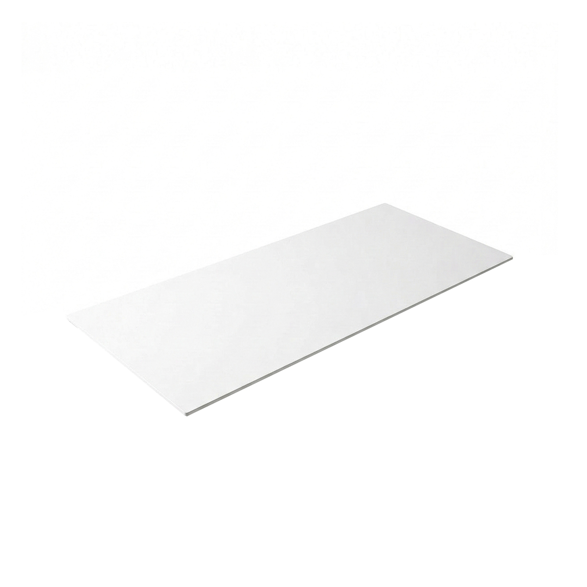 Rechteckige Tischplatte Hpl 120x80 Cm, Langlebig Für Contract Dot - Weiß
