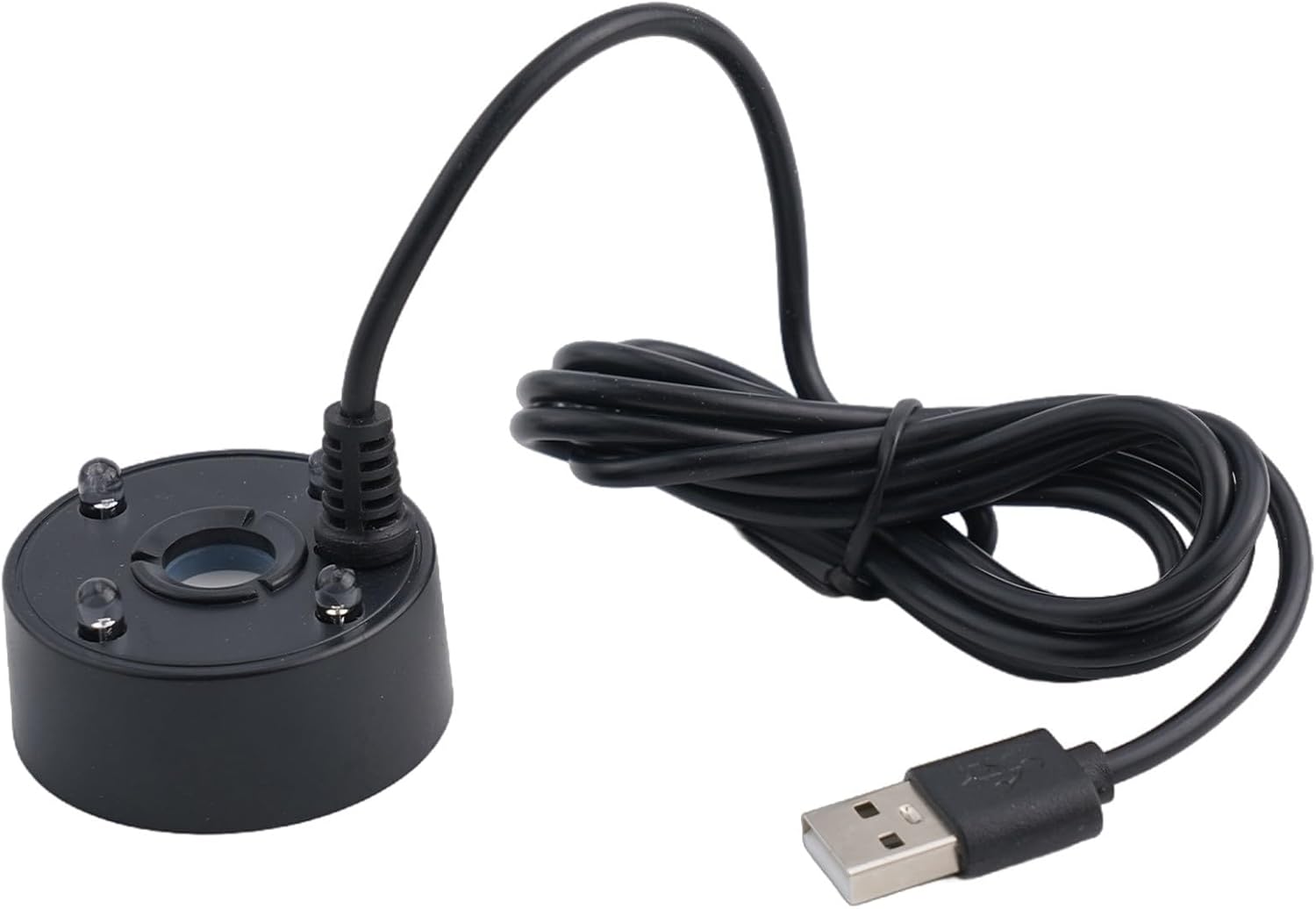 Ultraschall-sprühgerät, Mehrfarbige Led, Wasserdicht, Für Teich, Springbrunnen, Aquarium